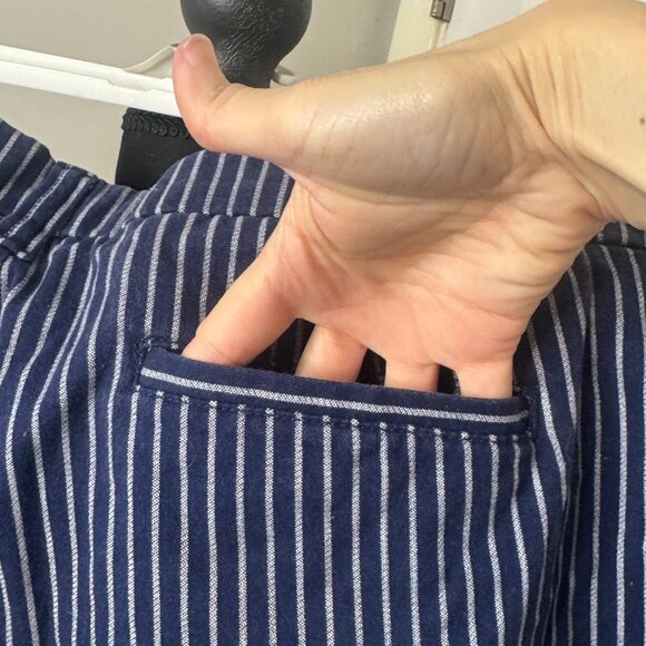 Blue and White Stripe BCG Shorts, Size 16 - Picture 8 of 10